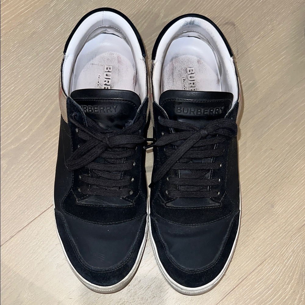 Burberry Black and White Men's Sneakers